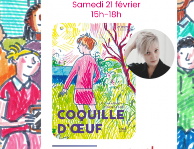 Dédicace « Coquille d&rsquo;oeuf » chez Mollat